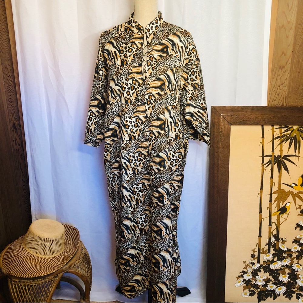 Vintage Winlar Animal Print Kaftan 🌱